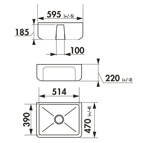 Chambord Fireclay Butler Sink